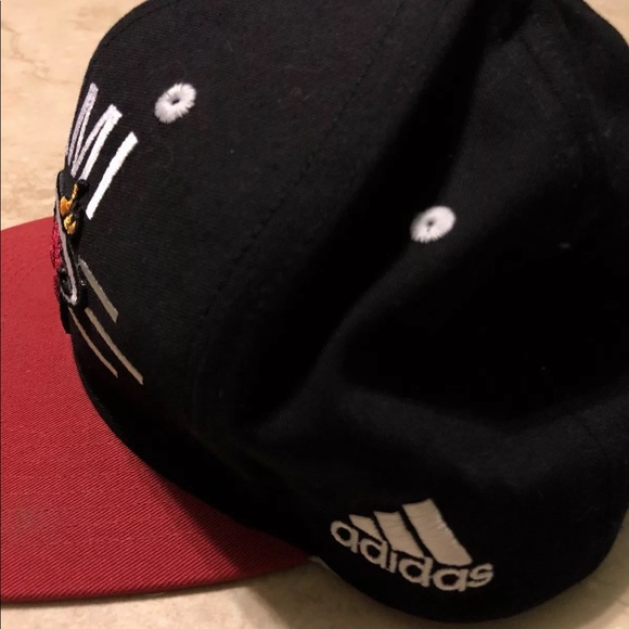 Adidas Miami Heat NBA Snapback Hat - Picture 2 of 3